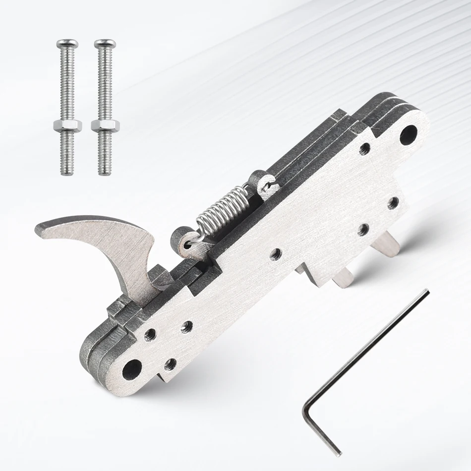 1 conjunto de gatillo de ballesta de acero inoxidable, dispositivo de liberación de cuerda de arco de 60 libras, piezas de repuesto de ballesta, accesorios de caza - imagen 3