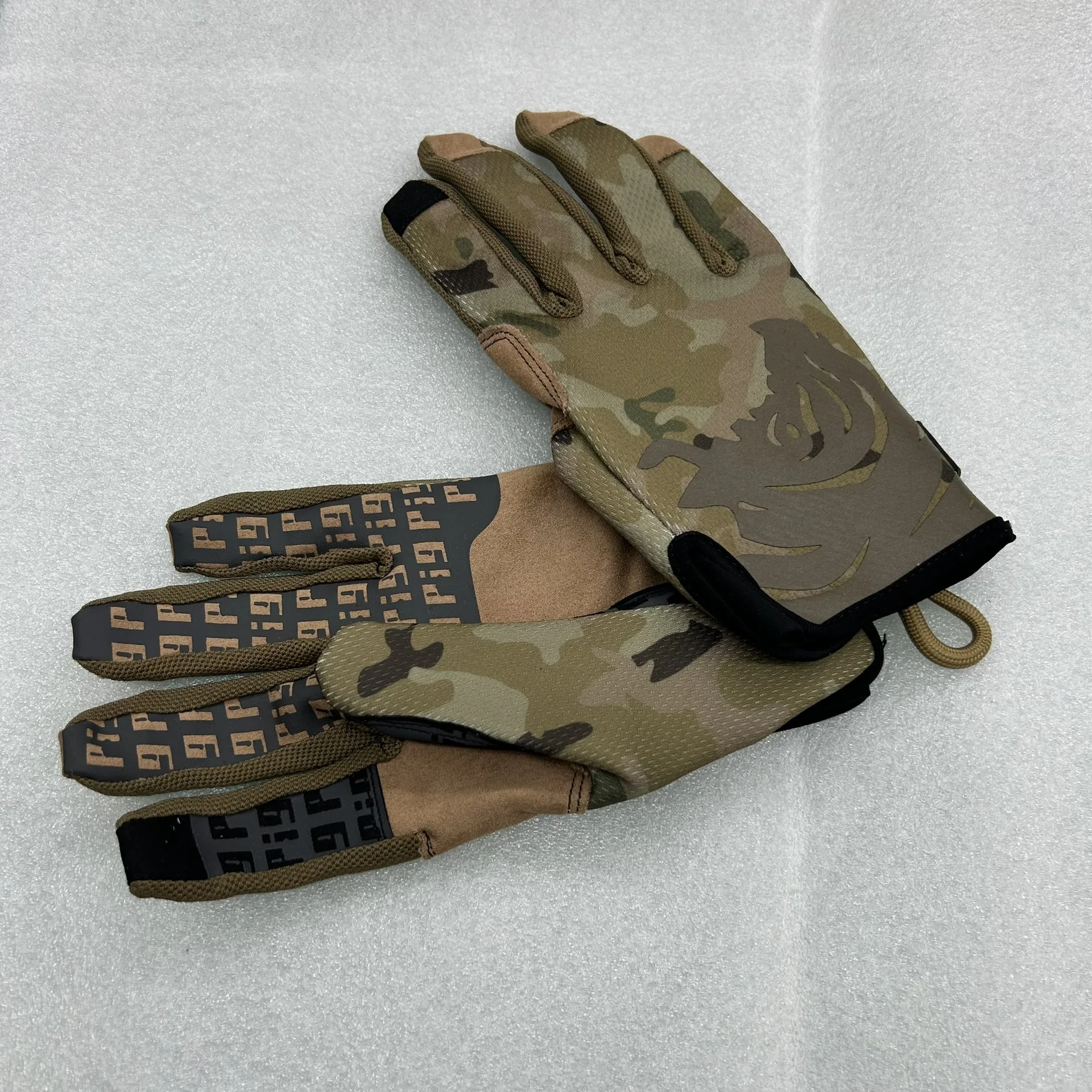 Guantes tácticos camuflaje liberación rápida, táctil, verano - imagen 3