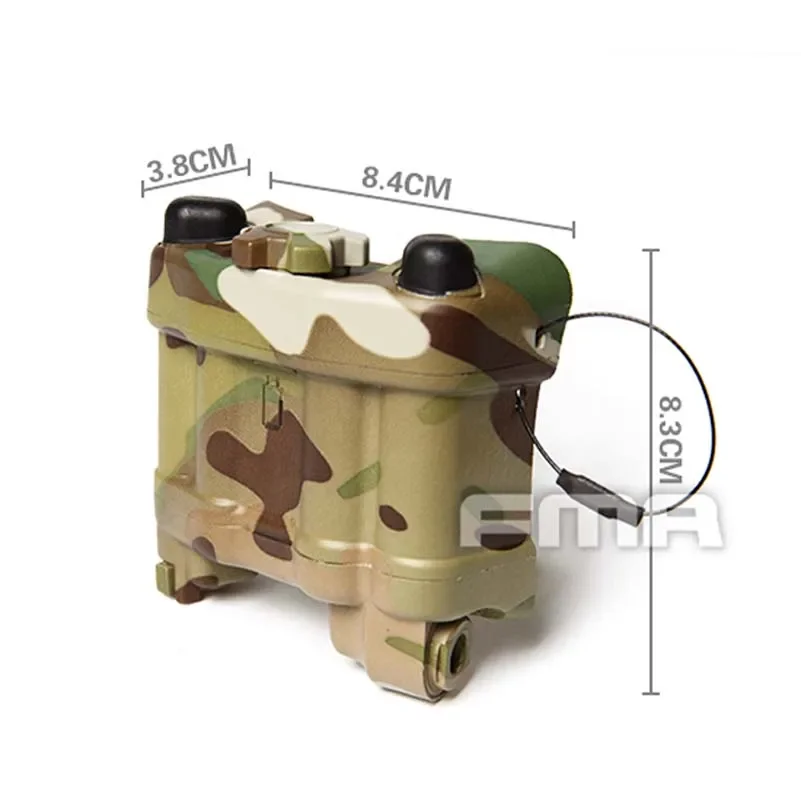 FMA Sports AN/PVS-31 NVG Caja de batería Modelo simulado MC para casco Gafas de visión nocturna - imagen 5