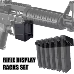 Soporte de pared AR-15 para rifle y cargadores PMAG