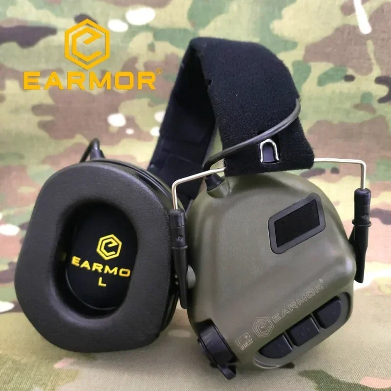 [Entrega en almacén EARMOR] - EARMOR M31 MOD4 Orejeras con cancelación de ruido Auriculares antiruido para disparar - Verde follaje - imagen 3