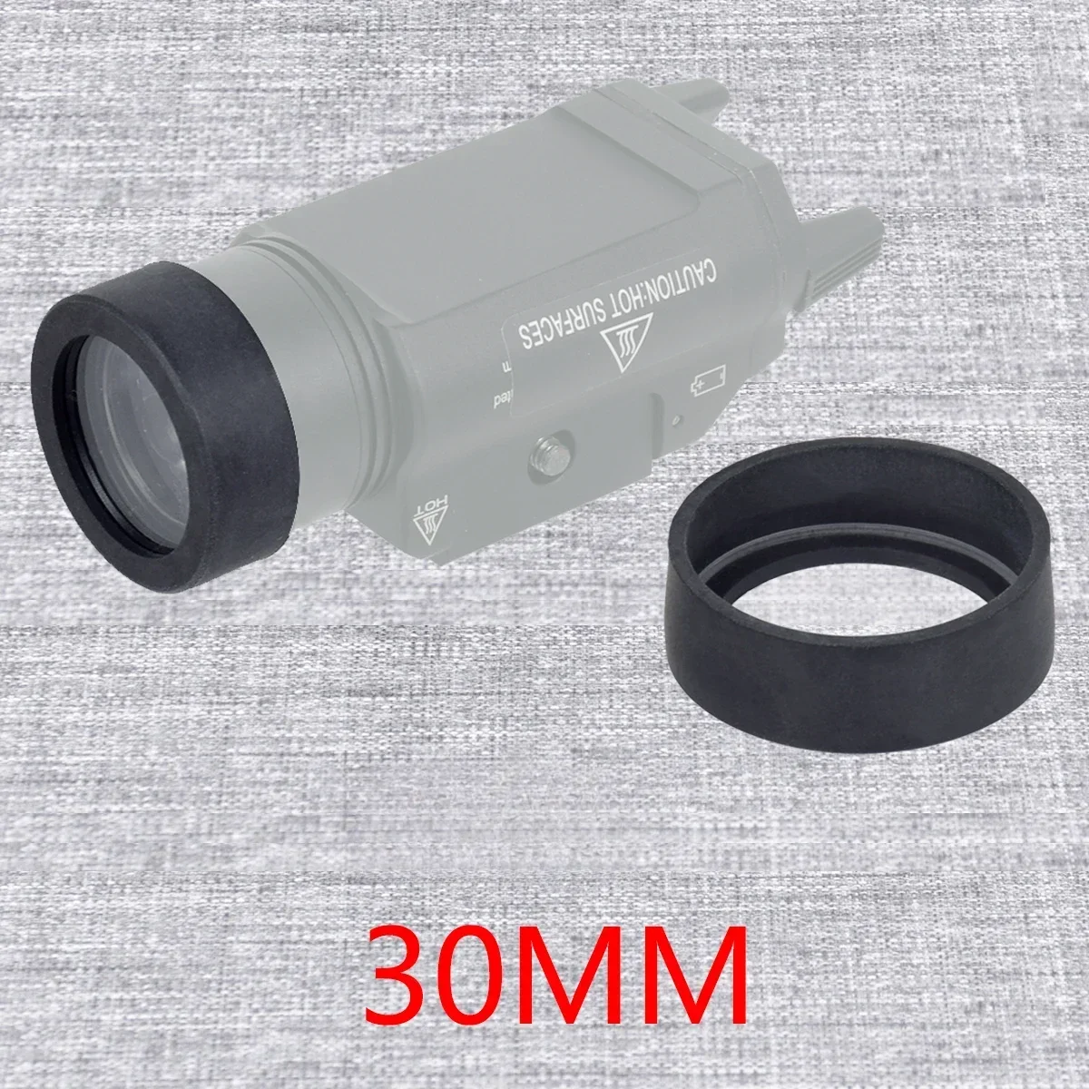 Protector de luz de arma táctica Airsoft para SureFire M300B M600B X300 X400 SRO Protector de lente de vista de punto rojo - imagen 5