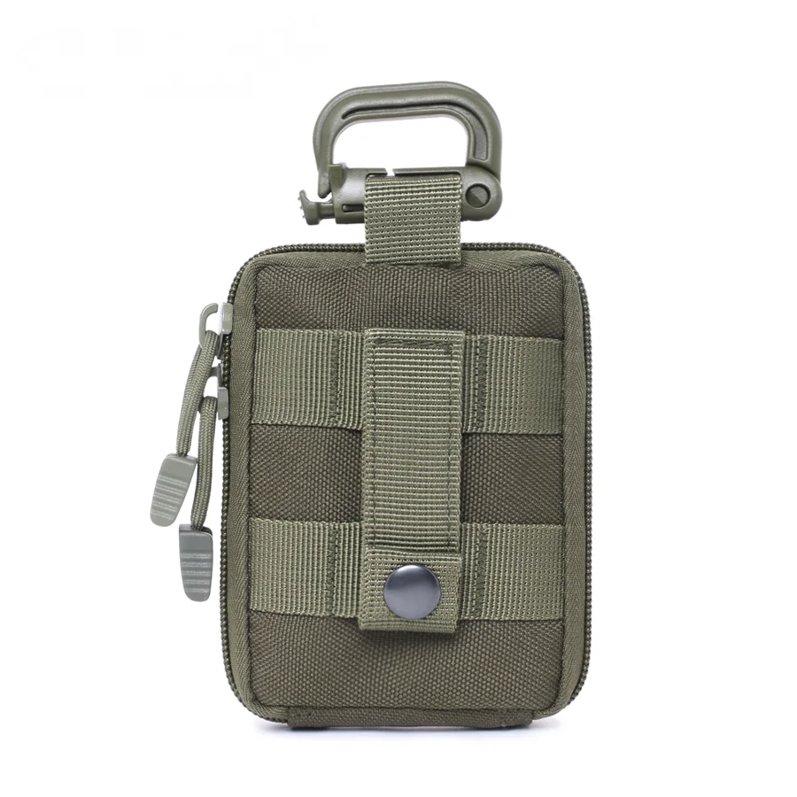 Bolsa médica pequeña colgante de cintura al aire libre, bolsa de almacenamiento de embrague, bolsa táctica Molle multifuncional con cremallera - imagen 4