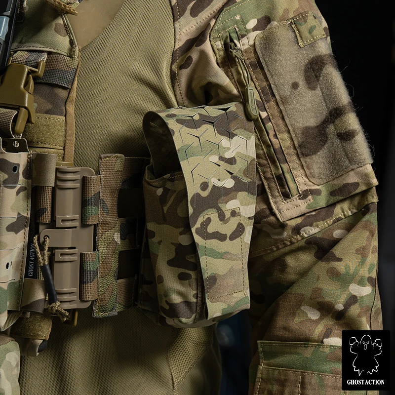 Bolsa táctica doble Mag de acción fantasma para 556/7,62 SPUD, bolsa de herramientas multifunción, Mini bolsa de Radio 6515 - imagen 5