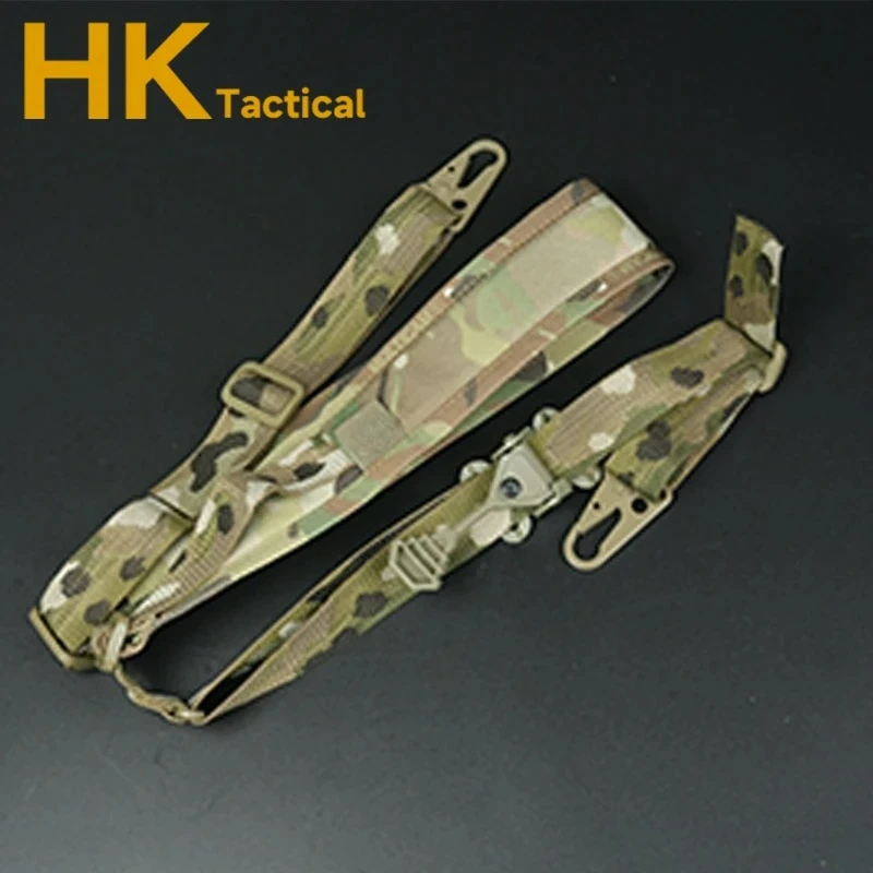 Correa táctica de liberación rápida para Rifle, correa de hombro de nailon ajustable de 2 puntos, accesorios de caza Airsoft M4 AK Ar15 - imagen 5