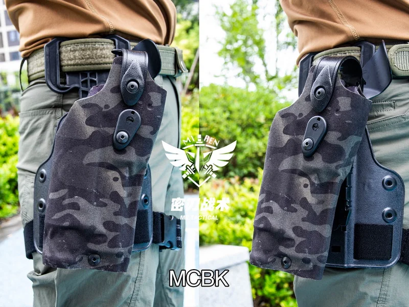 Funda táctica extracción rápida camuflaje compatible 1911 y TP9 - imagen 2