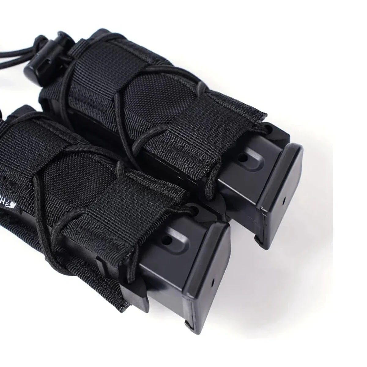 Bolsa para revistas de 9mm, bolsa táctica MAG, nailon MOLLE, funda para cuchillo de caza manual, accesorios de tiro - imagen 5