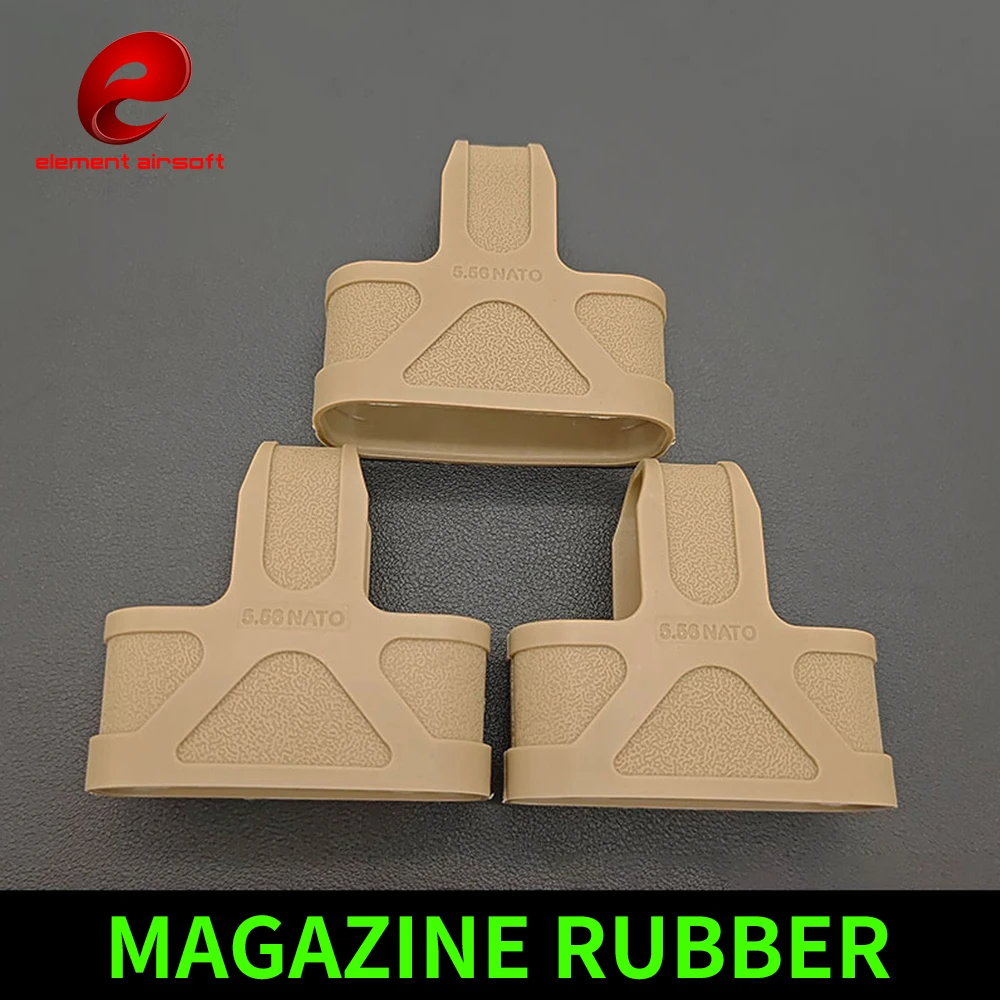 Funda de goma para revista rápida de caza 5,56, jaula de asistencia para tirar Mag, bucles NATO Skull M4 M16 AR15, accesorios para pistola de Paintball Airsoft - imagen 4