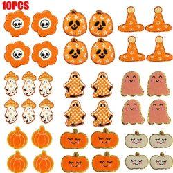 Parche bordado Halloween calabaza fantasma toalla para coser/planchar