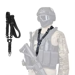 Eslinga ajustable nailon para rifles airsoft y deportes al aire libre