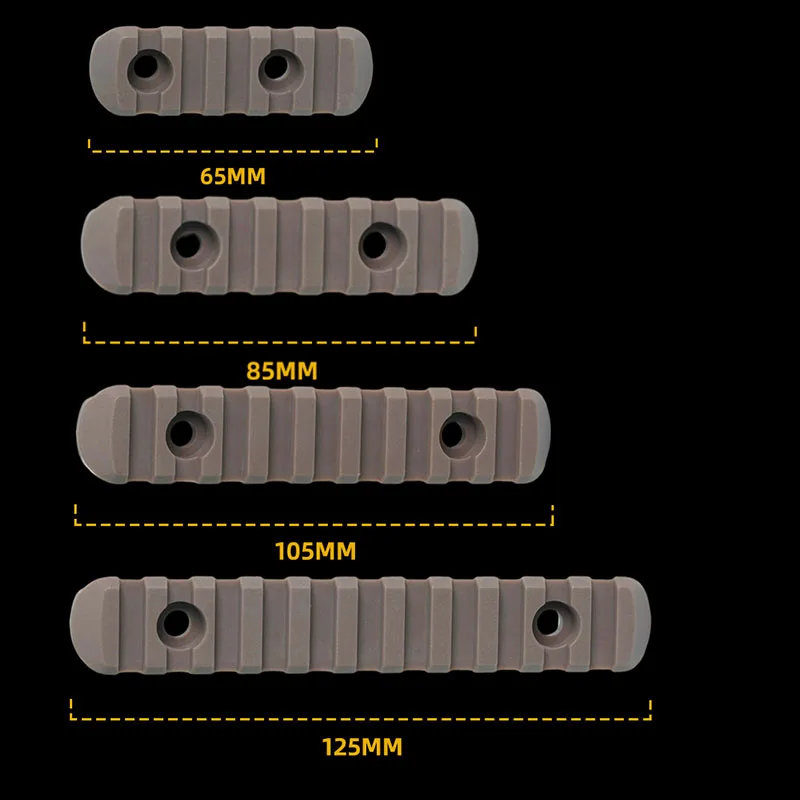 Riel Picatinny táctico compatible M-LOK y sistema MOE para accesorios - imagen 2