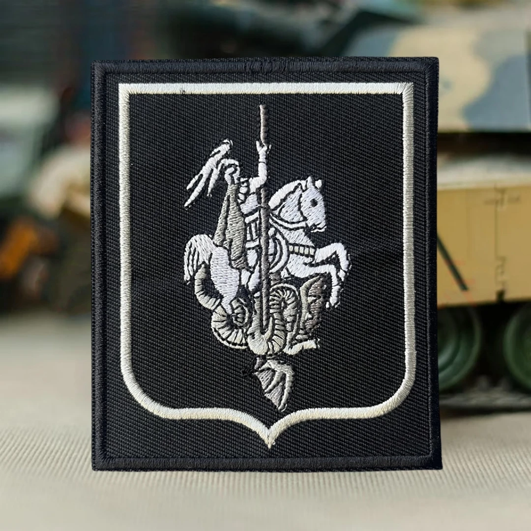 Parche victorioso de George, insignia de moral táctica, parches bordados de gancho y bucle para ropa, equipo militar, pegatina para casco - imagen 3