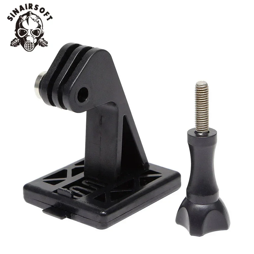 Soporte adaptador para casco táctico, cámara de acción frontal, montaje de instalación fija para accesorios para casco Airsoft de ciclismo FAST Gopro - imagen 5