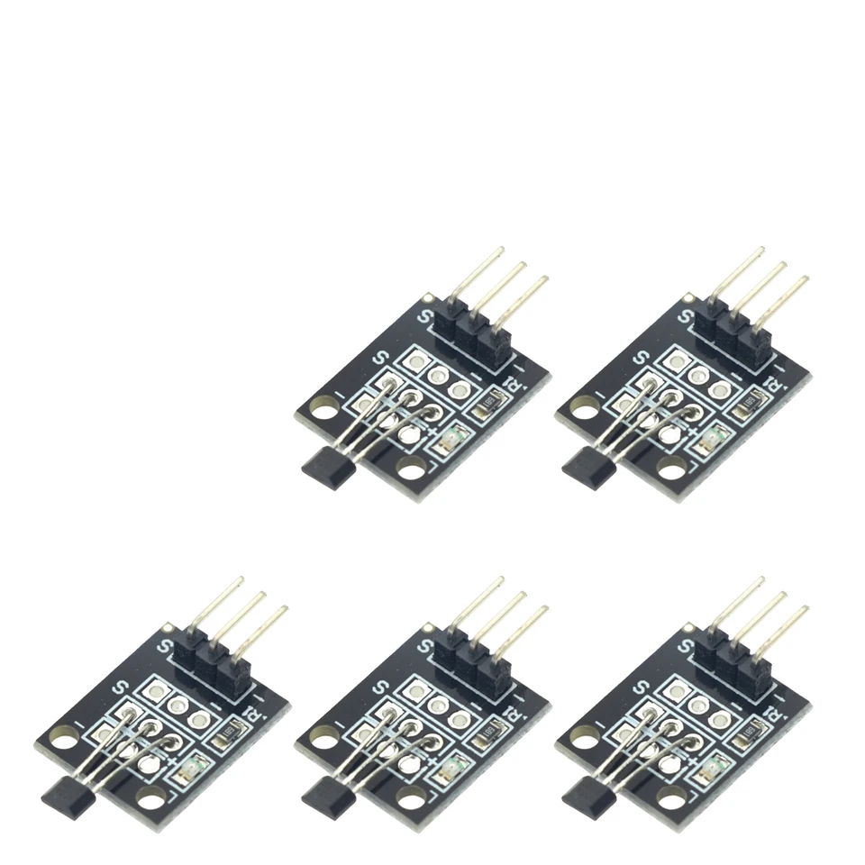1/5/10PCS KY-003 Módulo de sensor magnético Hall, para Arduino AVR Smart Cars DIY Starter Kit - imagen 5