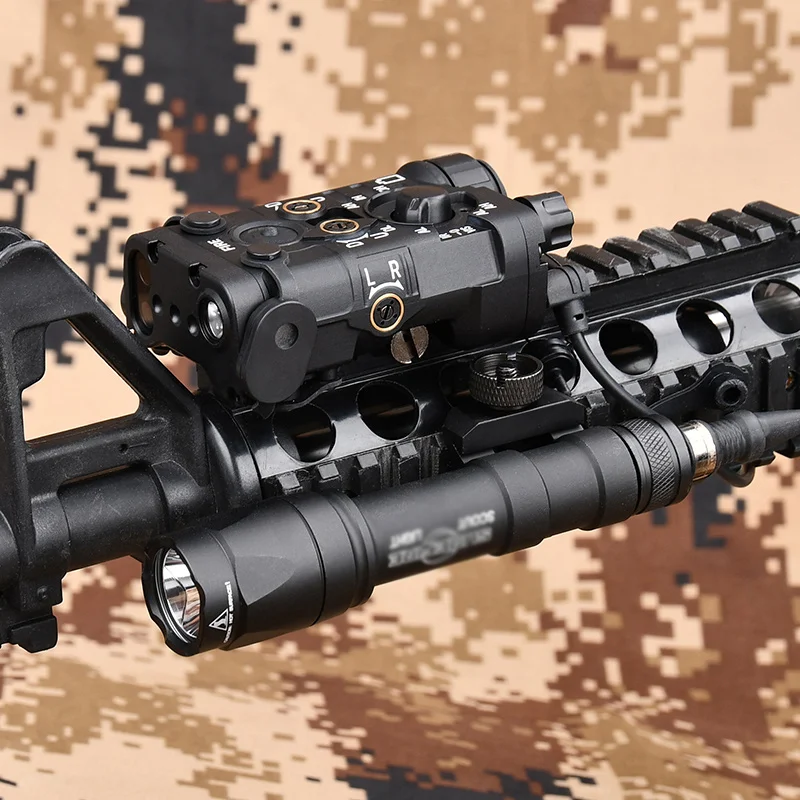Indicador táctico de Metal NGAL, punto rojo, verde, azul, Surefir, M300A, M600C, interruptor de doble función, apto para riel de 20mm, Láser de caza Airsoft - imagen 2