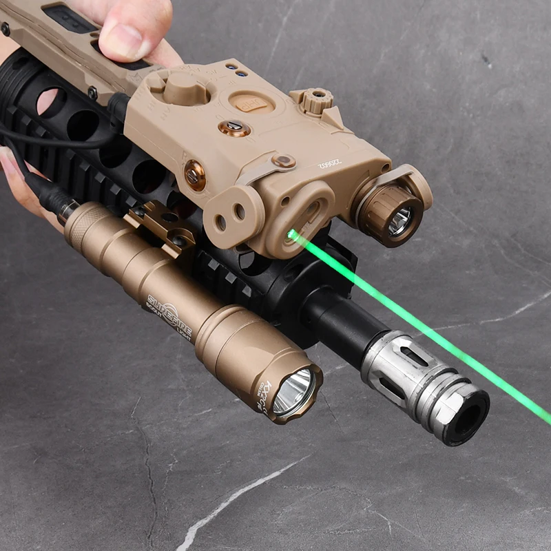 WADSN PEQ táctico PEQ15 láser SF M300A M600C linterna Airsoft accesorios de caza de alta potencia punto rojo verde azul indicador - imagen 4