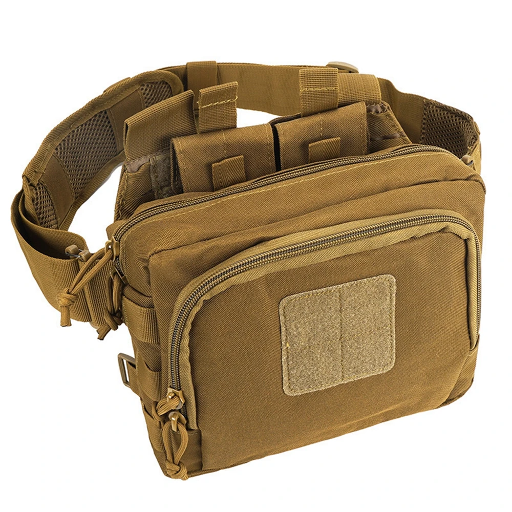 Bolso táctico cruzado MOLLE impermeable para pistola y cargador