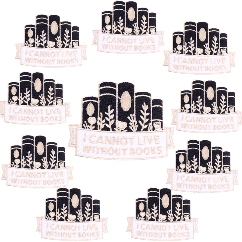 Prajna-parches termoadhesivos para planchar en la ropa, pegatinas de flores con letras de dibujos animados, 10 piezas - imagen 4