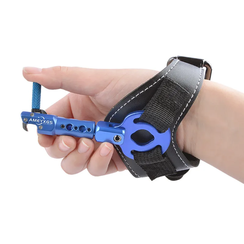 Arco de Tiro con Arco giratorio de 360 grados, muñequera de liberación, 3 colores, accesorios de caza, 1 unidad - imagen 5