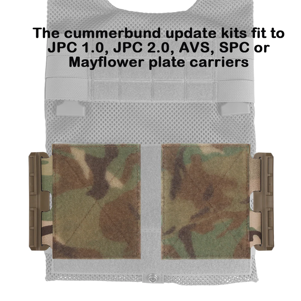 Hebilla táctica de liberación rápida, cinturón lateral MOLLE, desmontaje de 3 Bancos, accesorios para chaleco JPC/419/420/XPC - imagen 3