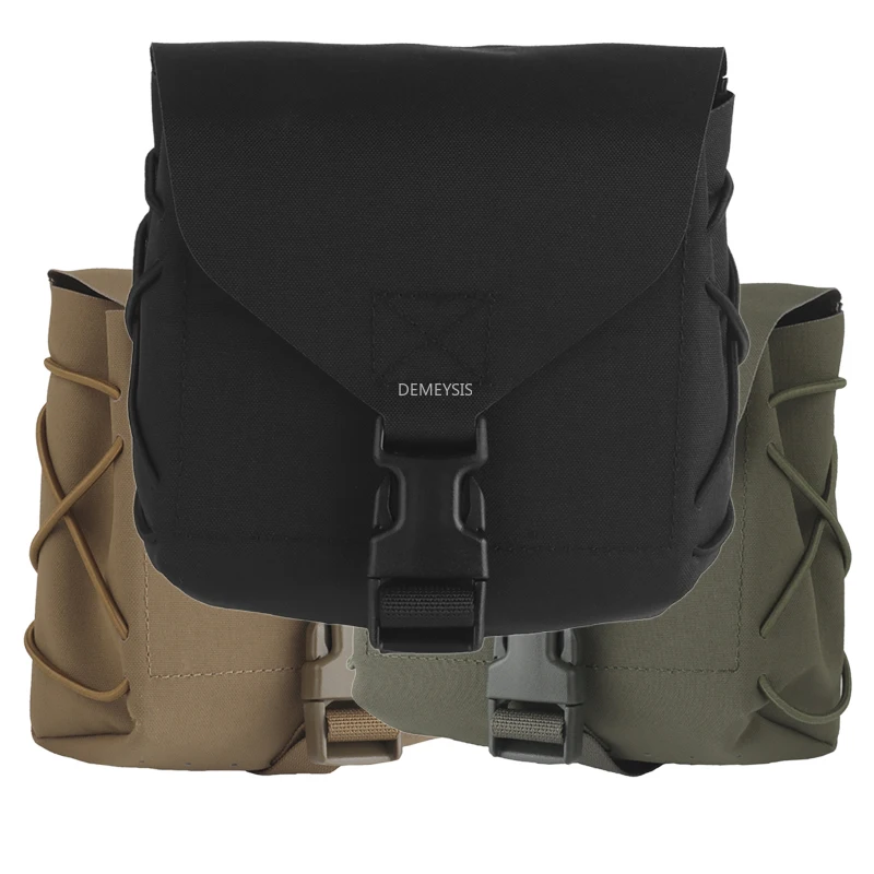 Bolsa para revistas de caza al aire libre, chalecos para el pecho, bolsa portadora de placa, bolsas MOLLE Mag de tiro táctico de 5,56, 7,62 y 40MM