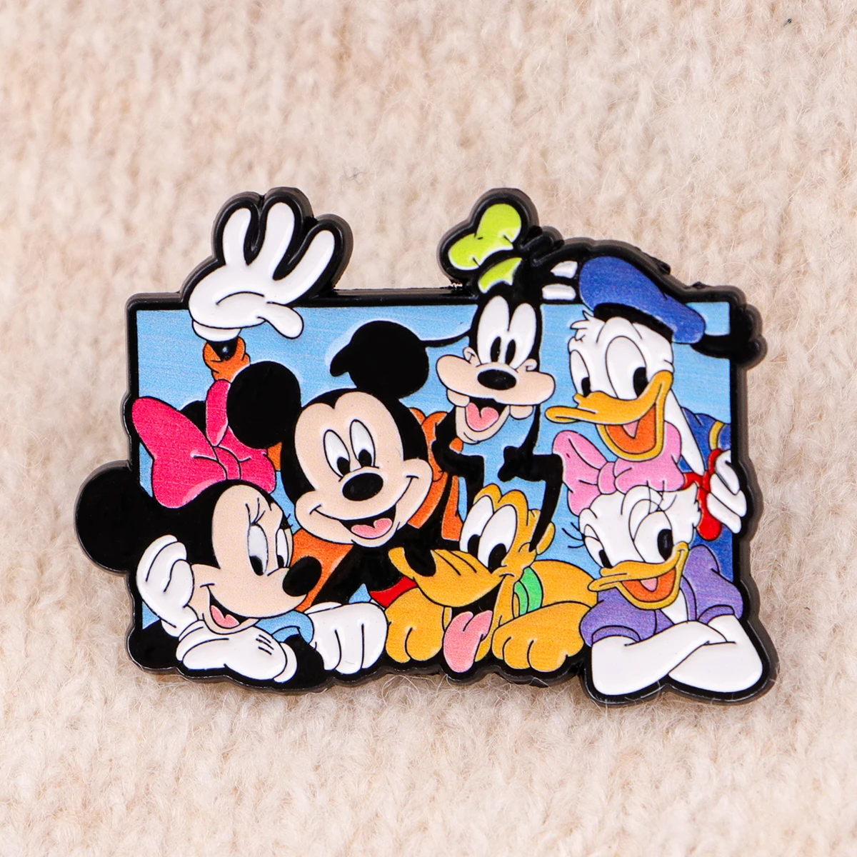 2 unidades/conjunto de clavijas de esmalte de dibujos animados de ratón lindo broche de Metal solapa Pin insignia mochila accesorios joyería regalo amigo - imagen 5