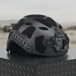 Casco Wendy FAST estilo táctico con riel NVG y correa barbilla