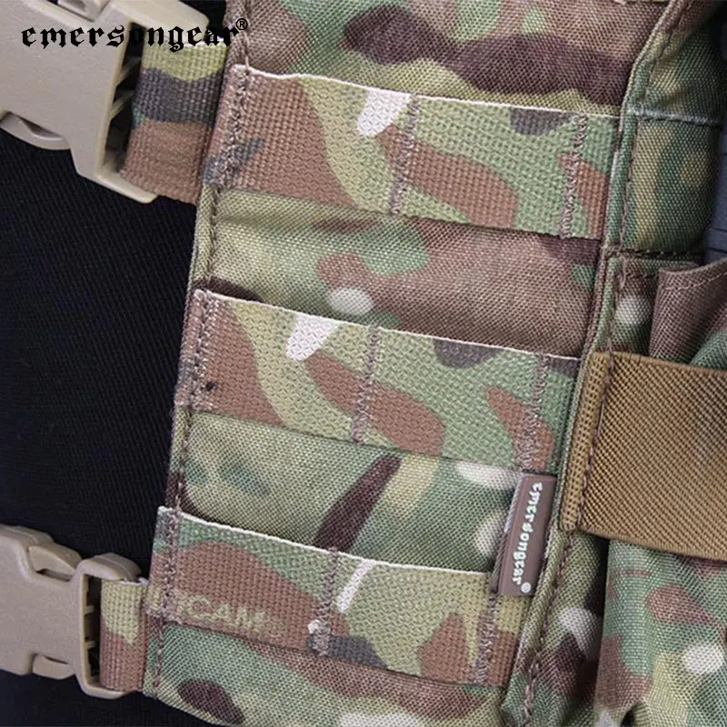 EMERSONGEAR-plataforma de pecho táctica 7,62 con bolsa Mag para portador de placa Airsoft, senderismo, tiro, equipo de combate, caza - imagen 4