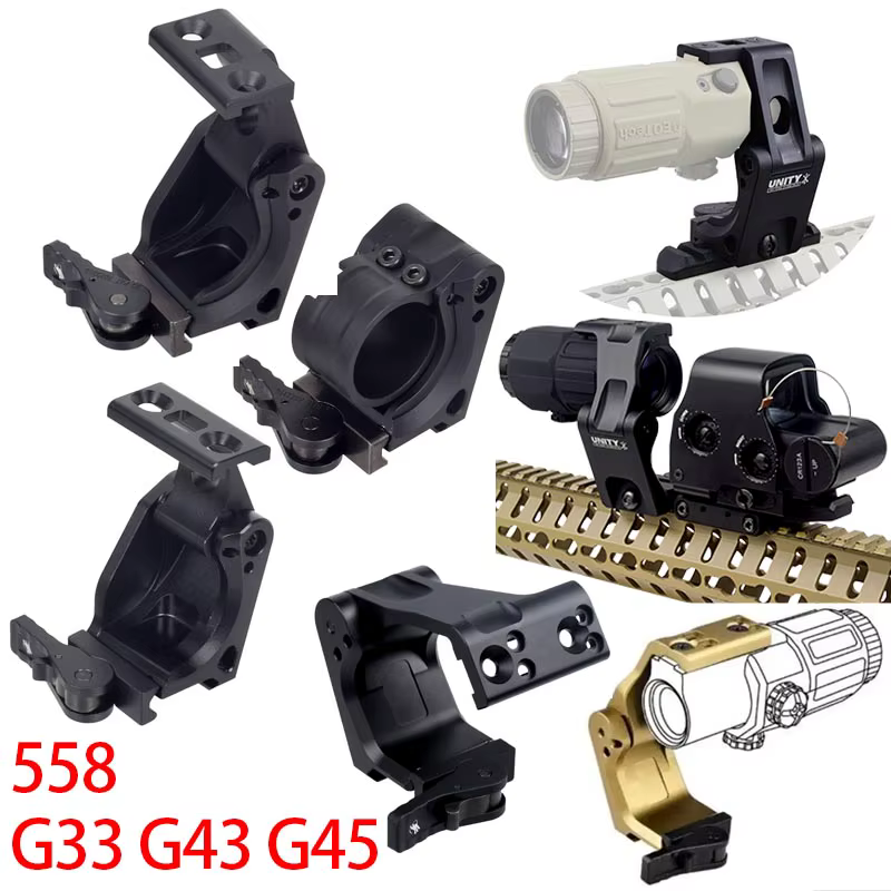 Montura táctica rápida G33/G43/G45 con lupa 3X-6X – Riel Picatinny