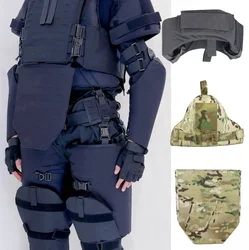 Equipo de caza, chaleco de protección Airsoft Molle, armadura Universal para cuello y hombros, suspensorio protector para piernas