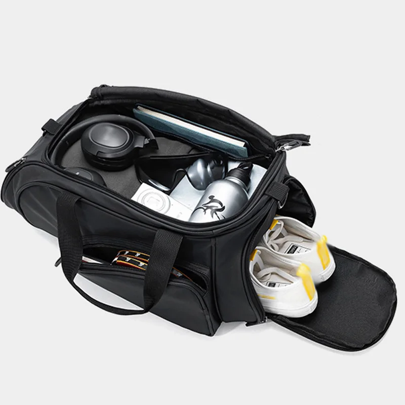 Bolsa de gimnasio para Fitness, separación en seco y húmedo, para viajes al aire libre, bolso de entrenamiento deportivo, compartimento para zapatos, bolsa de Yoga para natación de gran capacidad - imagen 5