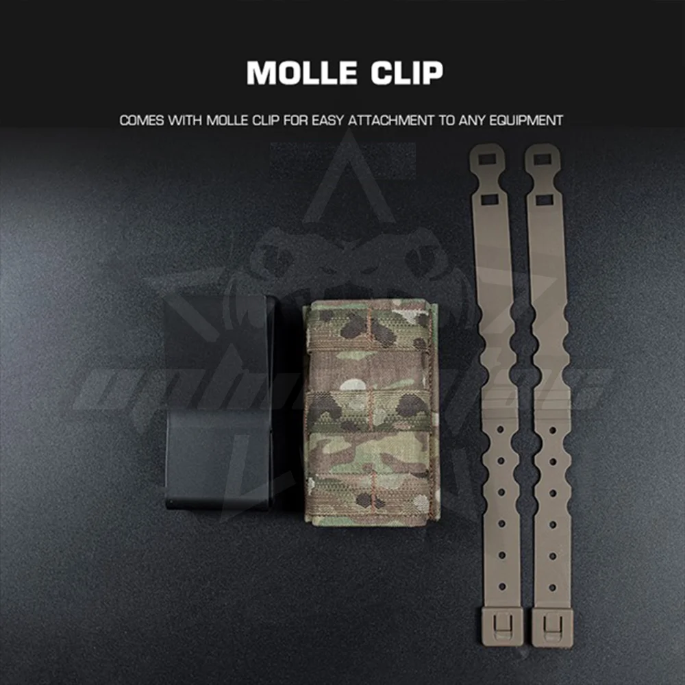 OPHIDIAN FAST 5,56, bolsa para revista individual, chaleco de caza Molle para bolsa de accesorios con soporte magnético M4 AR15 - imagen 4