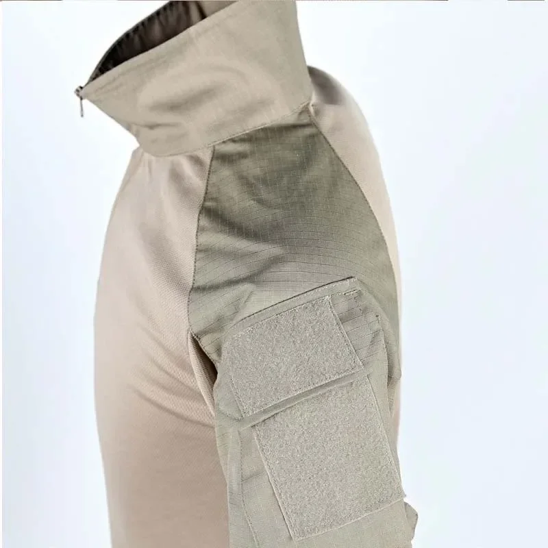 Camisas militares Multicam para hombre, camisa de combate, camisa táctica resistente al desgaste, manga larga, Paintball, Camping, caza, ropa para hombre - imagen 5