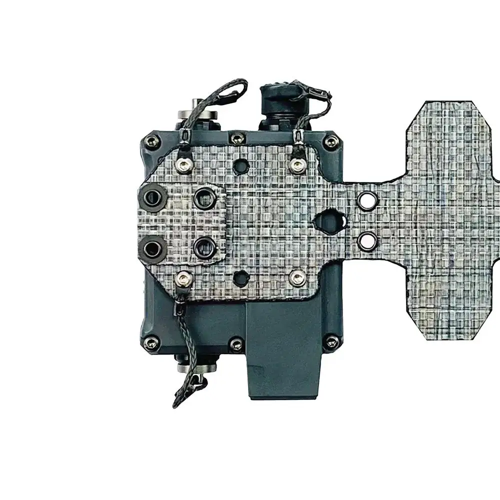 Chaleco táctico estilo AXL, placa de extensión fija PTT Universal V60/U94, placa de montaje MOLLE, Tegris importada