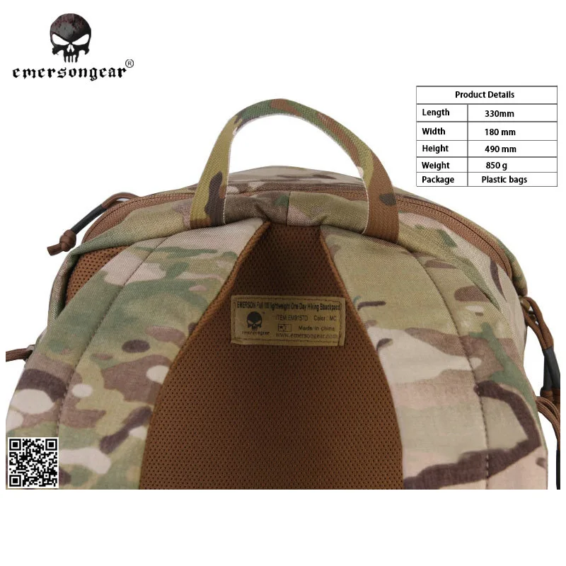 Emersongear mochila ligera de combate airsoft completa 18L 1 día em9157 - imagen 5