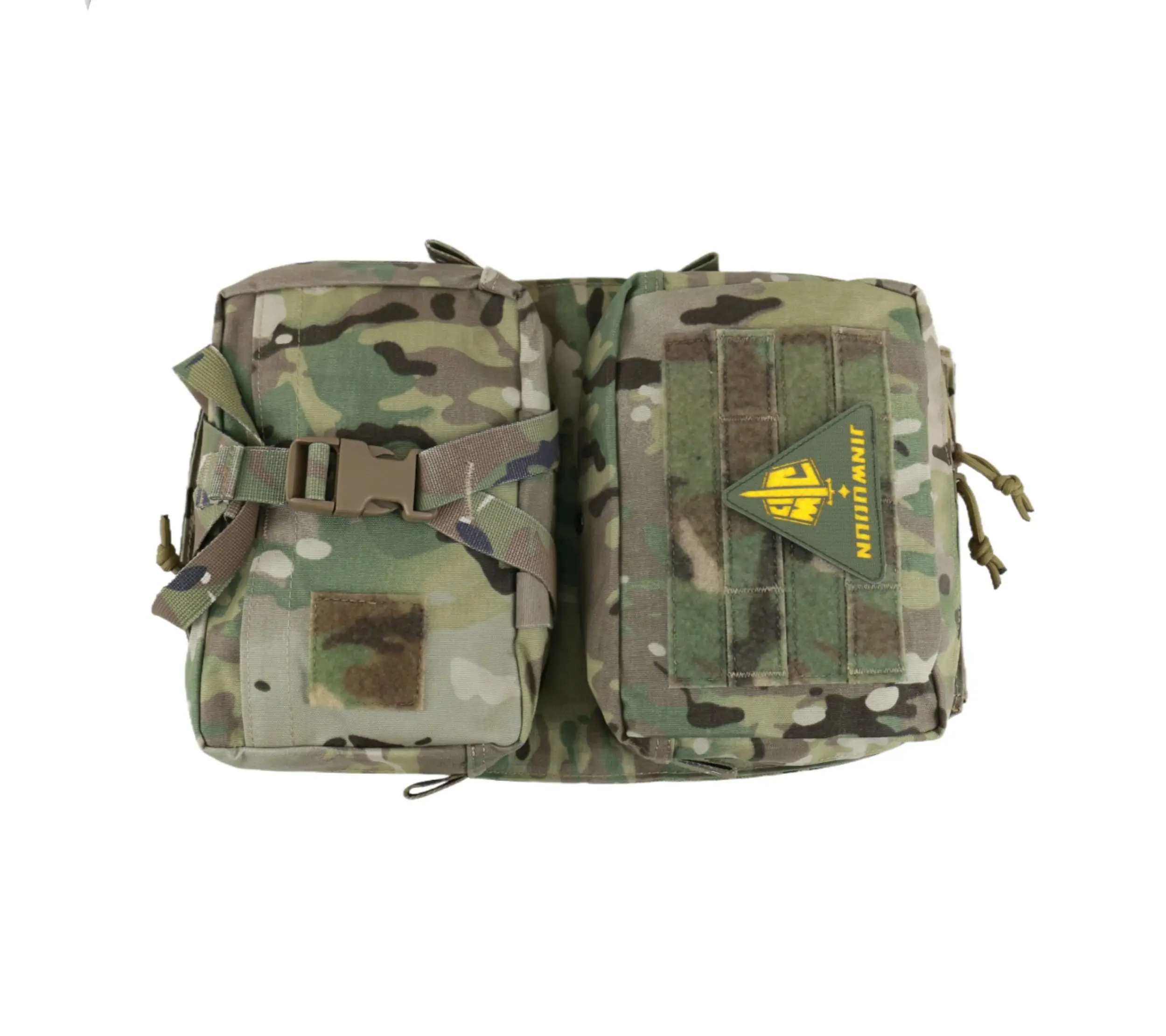 Botiquín de primeros auxilios extraíble, bolsa de equipo multiusos táctica, botiquín de primeros auxilios con correas plegables