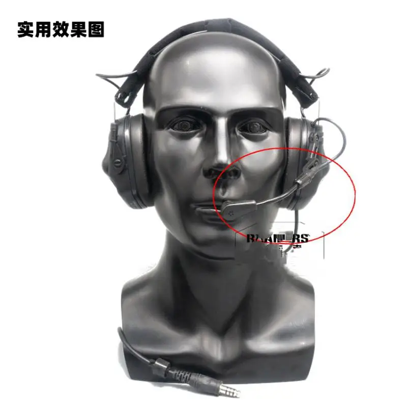 Auriculares tácticos de comunicación, micrófono de repuesto, Boom mic collection para EARMOR M32 y M32H - imagen 3