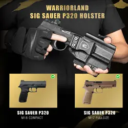 Warriorland – Funda IWB Kydex Sig P320 M18 Compact mano derecha