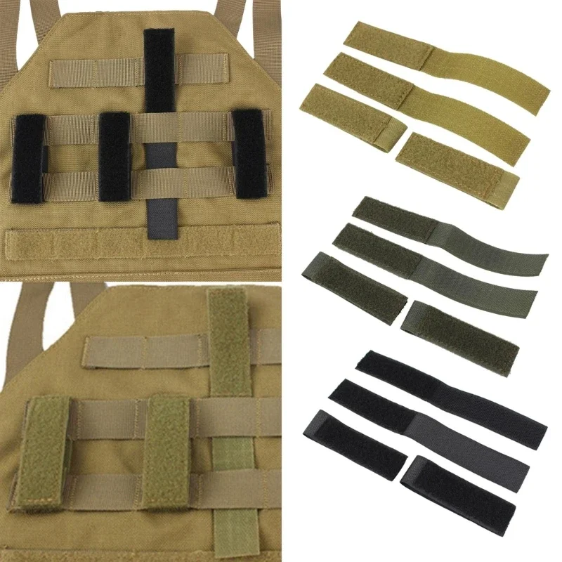 Adaptador tira MOLLE gancho y bucle chaleco y mochila panel conexión