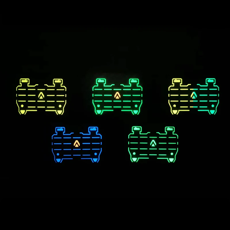 Parche luminoso de fibra de carbono Molle, insignia de estilo Gegboard, brazalete táctico colorido para exteriores, accesorios de mochila DIY - imagen 3