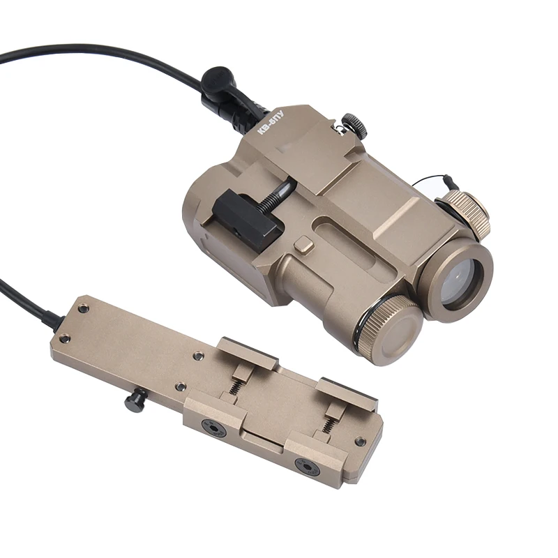 Perst 4 Metal verde IR láser Zenitc luz táctica Airsoft equipo caza accesorios de puntería auxiliar para riel Picatinny de 20mm - imagen 2