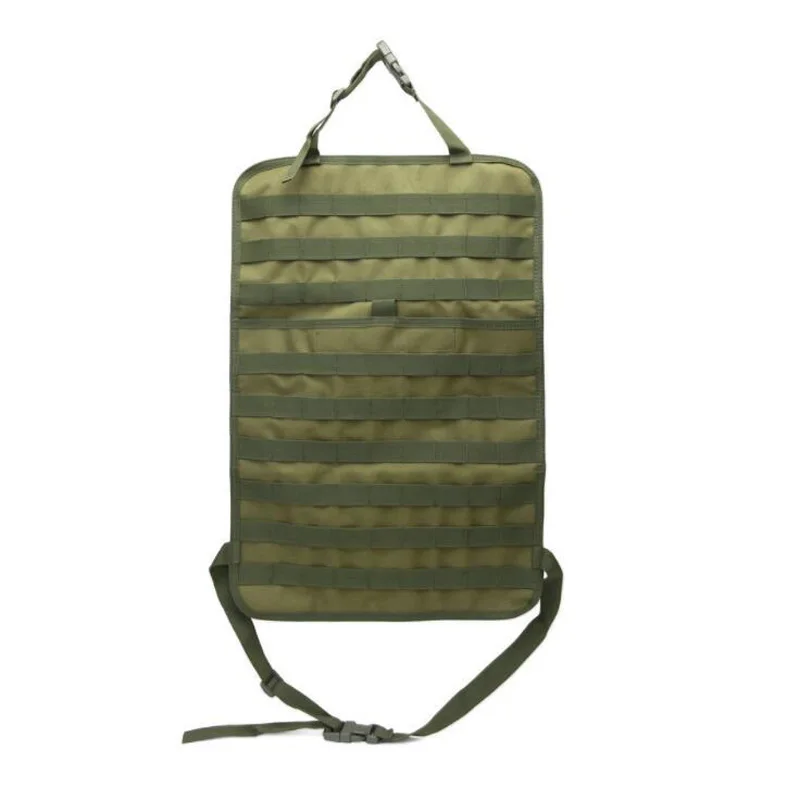 Bolsa de almacenamiento para asiento trasero de coche, Kit de organizador de bolsillo trasero para caza al aire libre, Molle táctico, estera - imagen 5