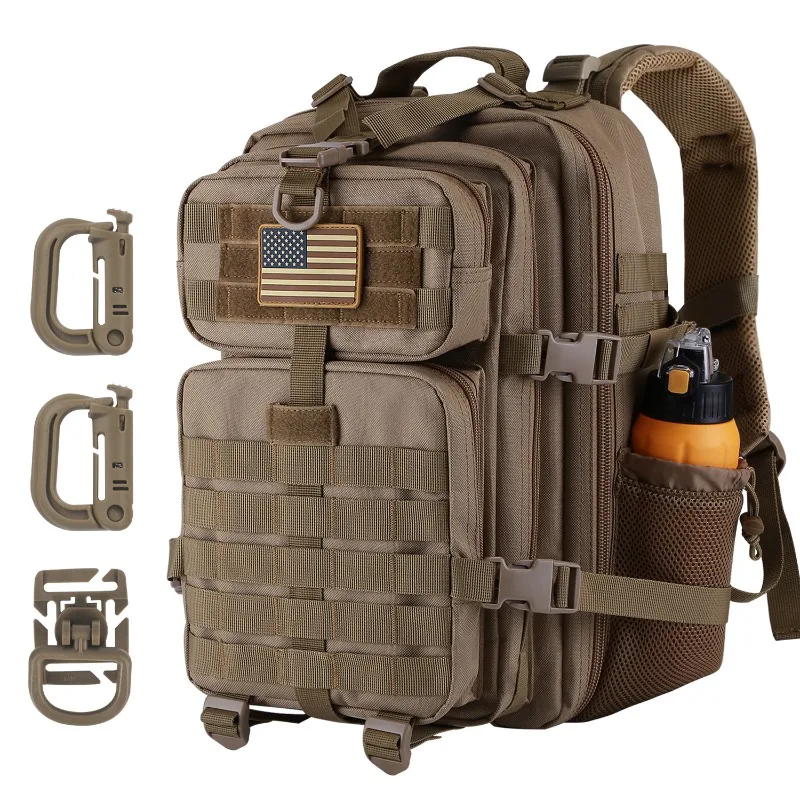Mochila táctica del ejército, mochila militar al aire libre, bolsa de escalada impermeable para acampar, senderismo, viajes, pesca