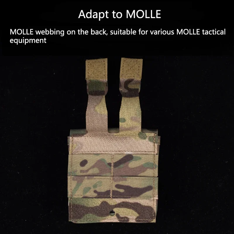 Bolsa Molle para hombre y mujer, organizador de herramientas EDC de nailon, Modular, de 9mm, 556 - imagen 3