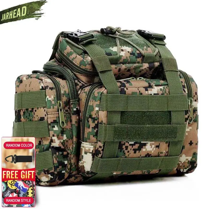 Bolsa de camuflaje para cámara de Camping para hombres al aire libre, bolsillos tácticos súper mágicos multifuncionales, bolsa de cintura para caza y pesca - imagen 5