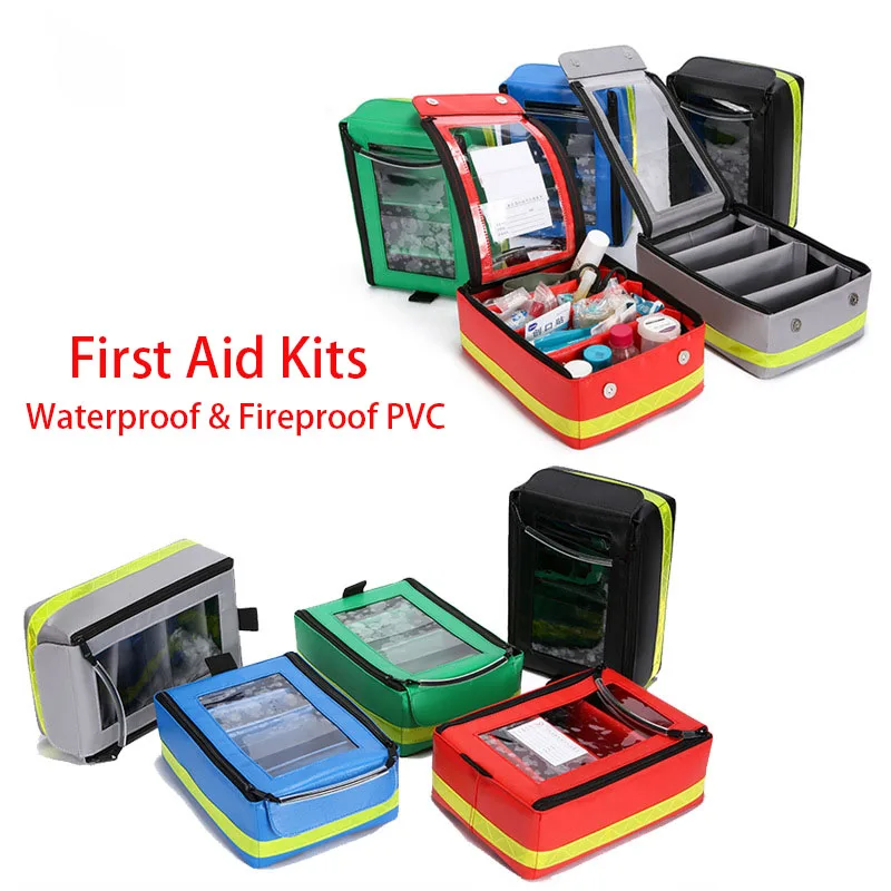 Botiquín de primeros auxilios impermeable, bolsa ligera ignífuga, suministros de supervivencia clasificados de emergencia para natación flotante al aire libre - imagen 3