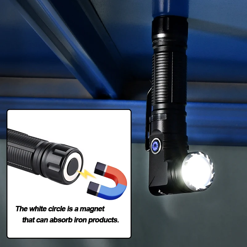 WADSN linterna de cabeza giratoria táctica multifuncional, luz brillante, linterna de caza, linterna de Camping al aire libre - imagen 5