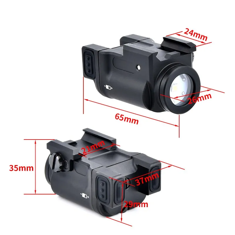 Linterna táctica Zenit Klesch 1S GEN.2.0, arma Airsoft colgante, arma LED, luz de explorador, pistola, lámpara de caza para Glock 17 19 - imagen 5