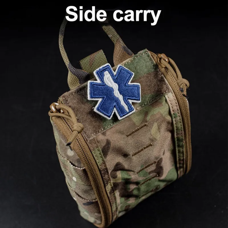 MOLLE-Kit de primeros auxilios táctico, bolsa militar para cinturón del ejército, chaleco de caza, Camping al aire libre, respuesta rápida, paquete de primeros auxilios A - imagen 2