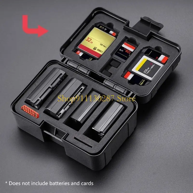 Caja organizadora J1HC impermeable a prueba golpes para almacenamiento batería cámara protege contra humedad y - imagen 2
